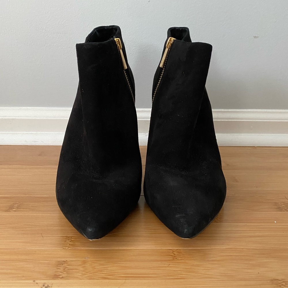 Michael Kors Black suede ankle boot